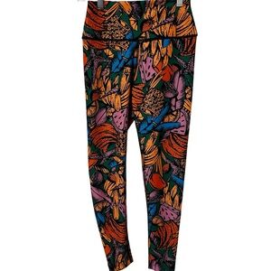 Zumba Wear Fitness Multicolor Graphic Leggings Size Small